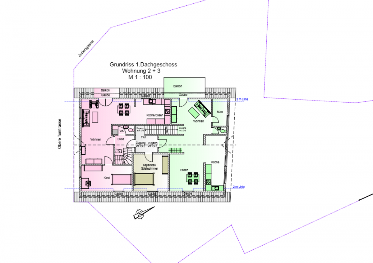 Grundriss 1. DG